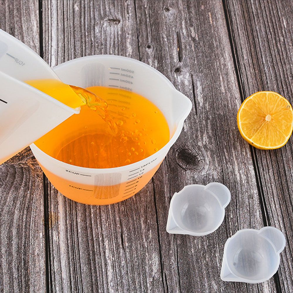 Resin Art Pouring - แม่พิมพ์หล่อเรซิ่นอีพ็อกซี่แบบใช้ซ้ำได้ ทำความสะอาดง่าย สำหรับงานฝีมือ DIY ศิลปะ ชุดอุปกรณ์ทำขนม