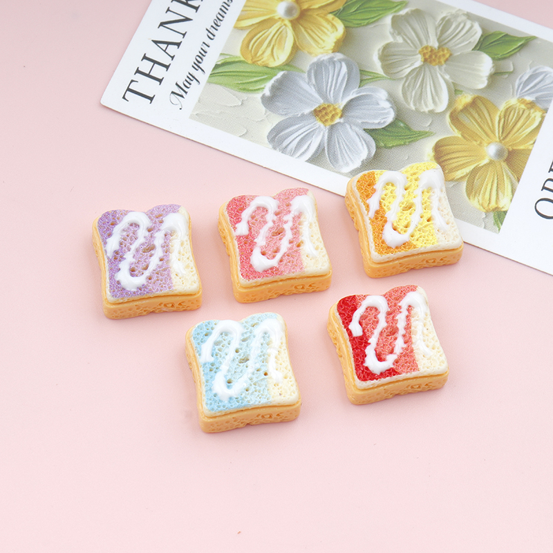 Resin Art Earrings Material - บิสกิตมินิโทสต์ขนาดเล็ก 30/300 ชิ้น ของตกแต่งเรซิ่นสำหรับทำเล็บ DIY วัสดุทำต่างหู