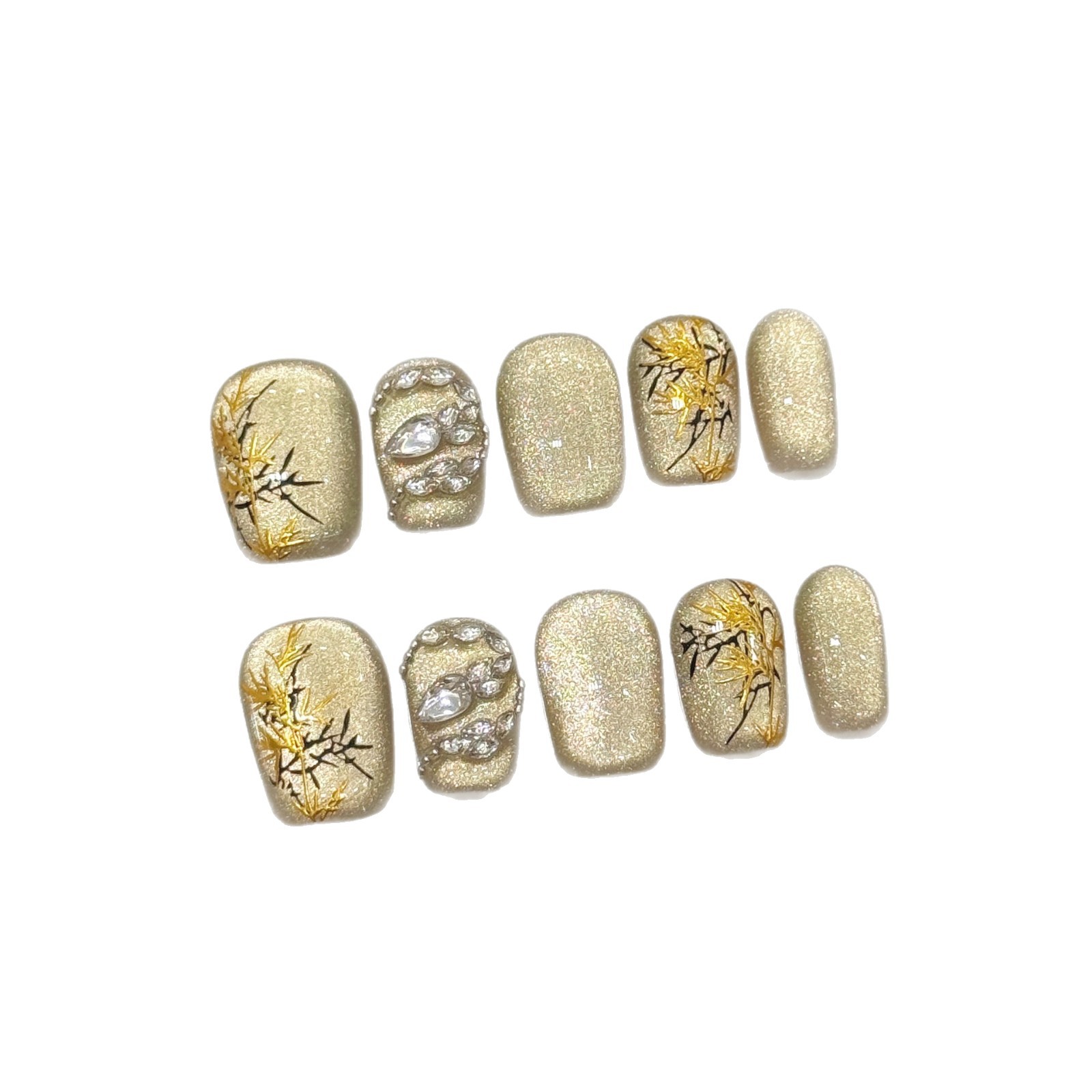 10pcs สไตล์จีนใหม่ Handmade เล - Resin Art Glitter บทวิจารณ์และราคา