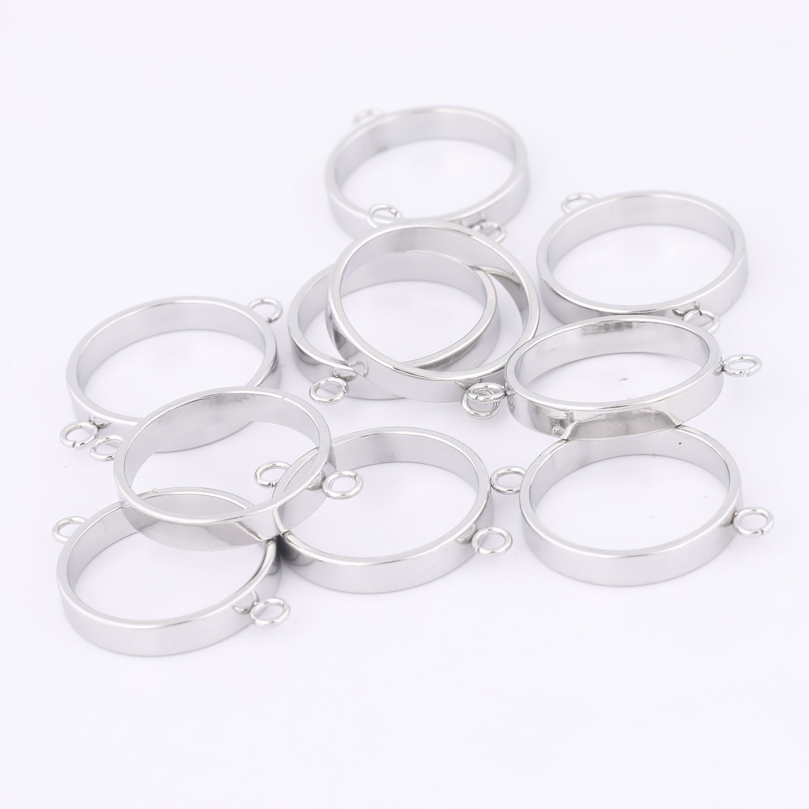 10pcs สแตนเลสสตีล 14 มม.เปิด B - Resin Art Handmade บทวิจารณ์และราคา