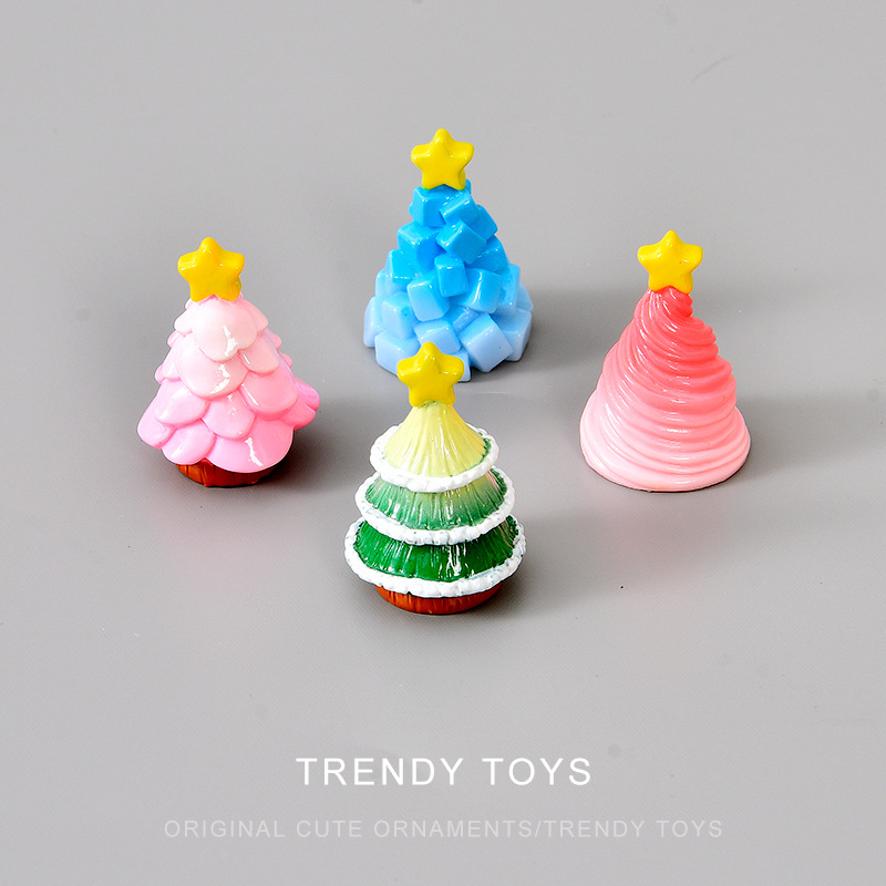 6 ชิ้น อุปกรณ์ตกแต่งต้นคริสต์ม - Resin Art Tree บทวิจารณ์และราคา