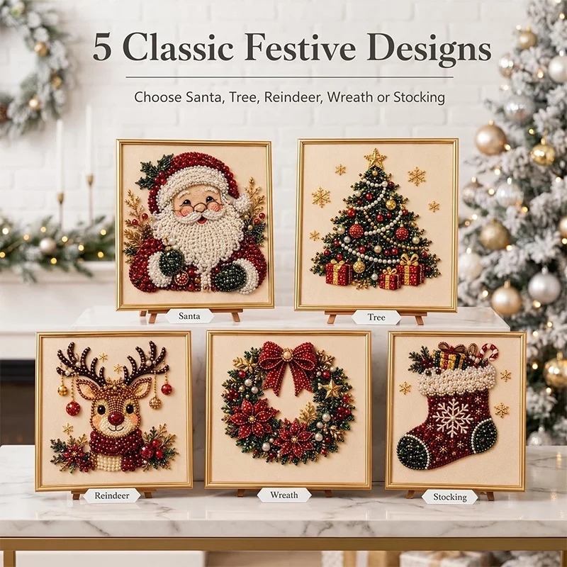 ชุดงานศิลปะภาพเพชรไข่มุกคริสต์ - Resin Art Frame บทวิจารณ์และราคา