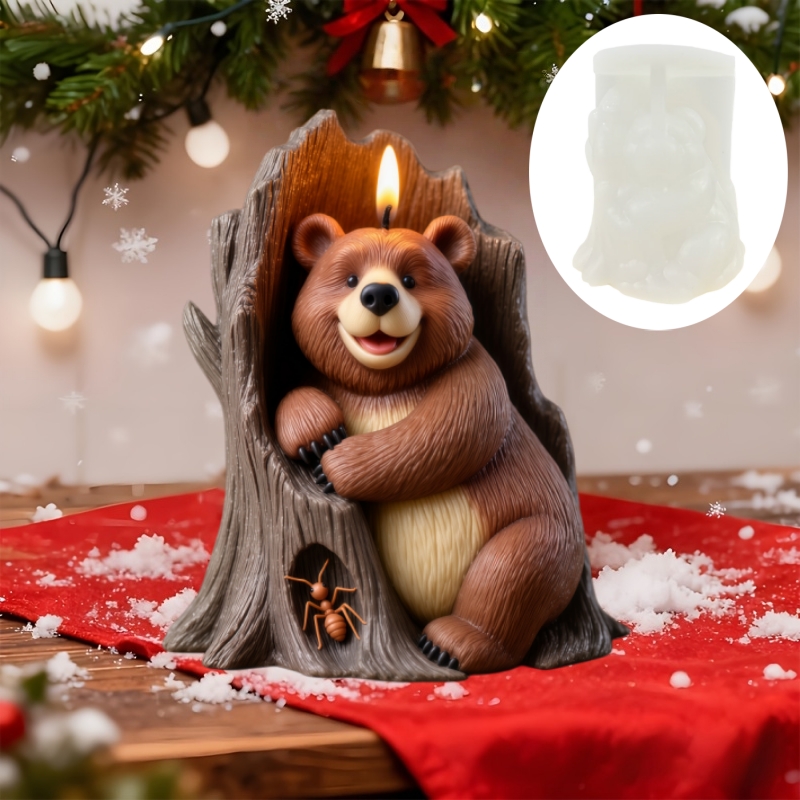 แม่พิมพ์ซิลิโคนรูปหมีเลียเทียน - Resin Art Tree บทวิจารณ์และราคา