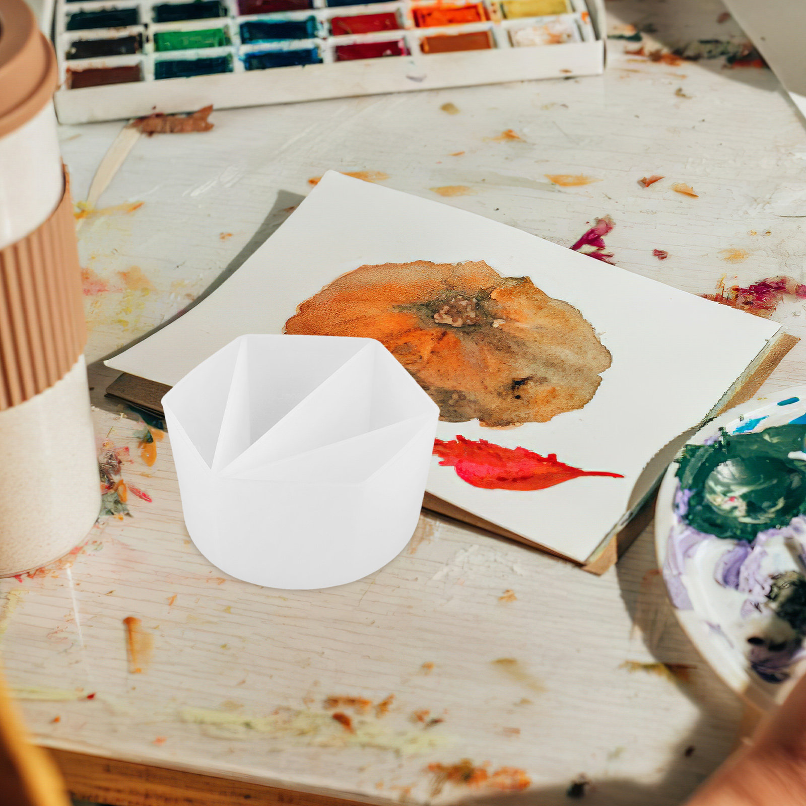 ถ้วยแบ่งซิลิโคน 3 ชิ้น สำหรับเ - Resin Art Pouring บทวิจารณ์และราคา
