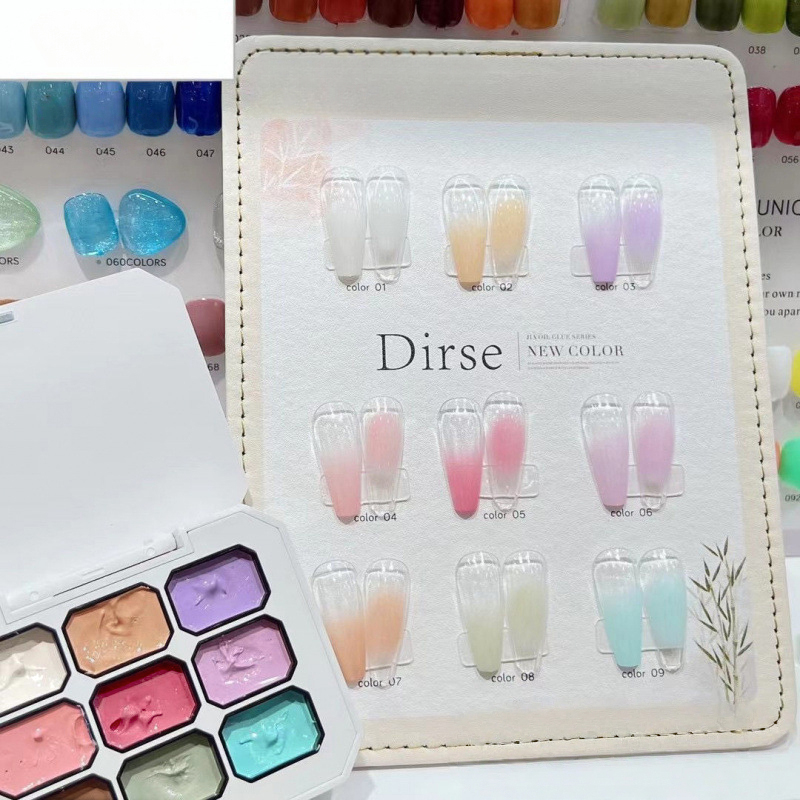 เจลทาเล็บเนื้อนู้ดติดทนนาน 4/6 - Resin Art Glitter บทวิจารณ์และราคา