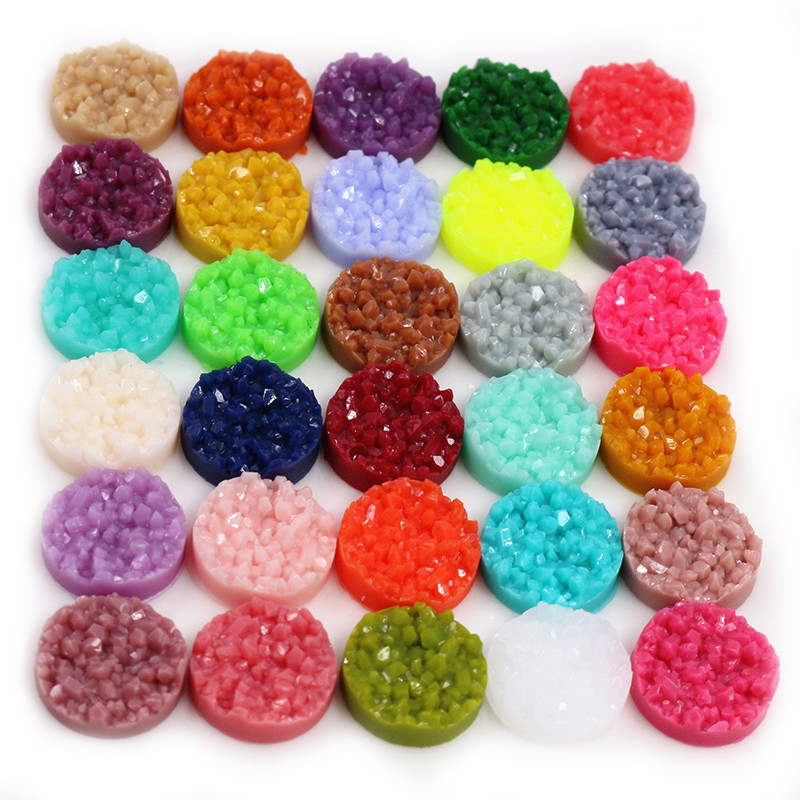 40pcs เรซิ่น Druzy Cabochons โ - Resin Art Handmade บทวิจารณ์และราคา