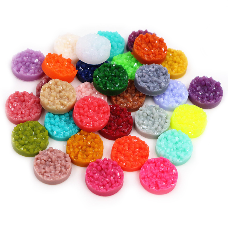 40pcs เรซิ่น Druzy Cabochons โ - Resin Art Handmade บทวิจารณ์และราคา