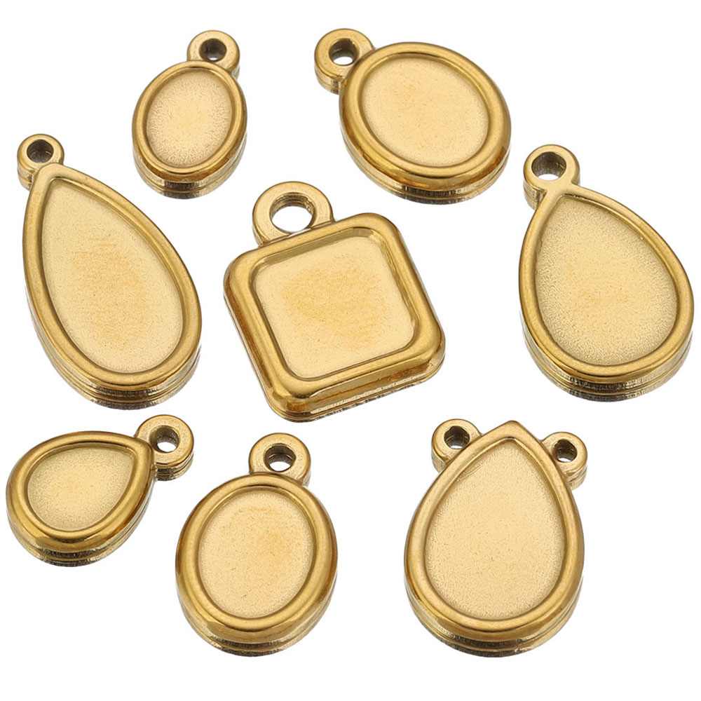 ถาดจี้สแตนเลสทรงสี่เหลี่ยม ทรง - Resin Art Handmade บทวิจารณ์และราคา