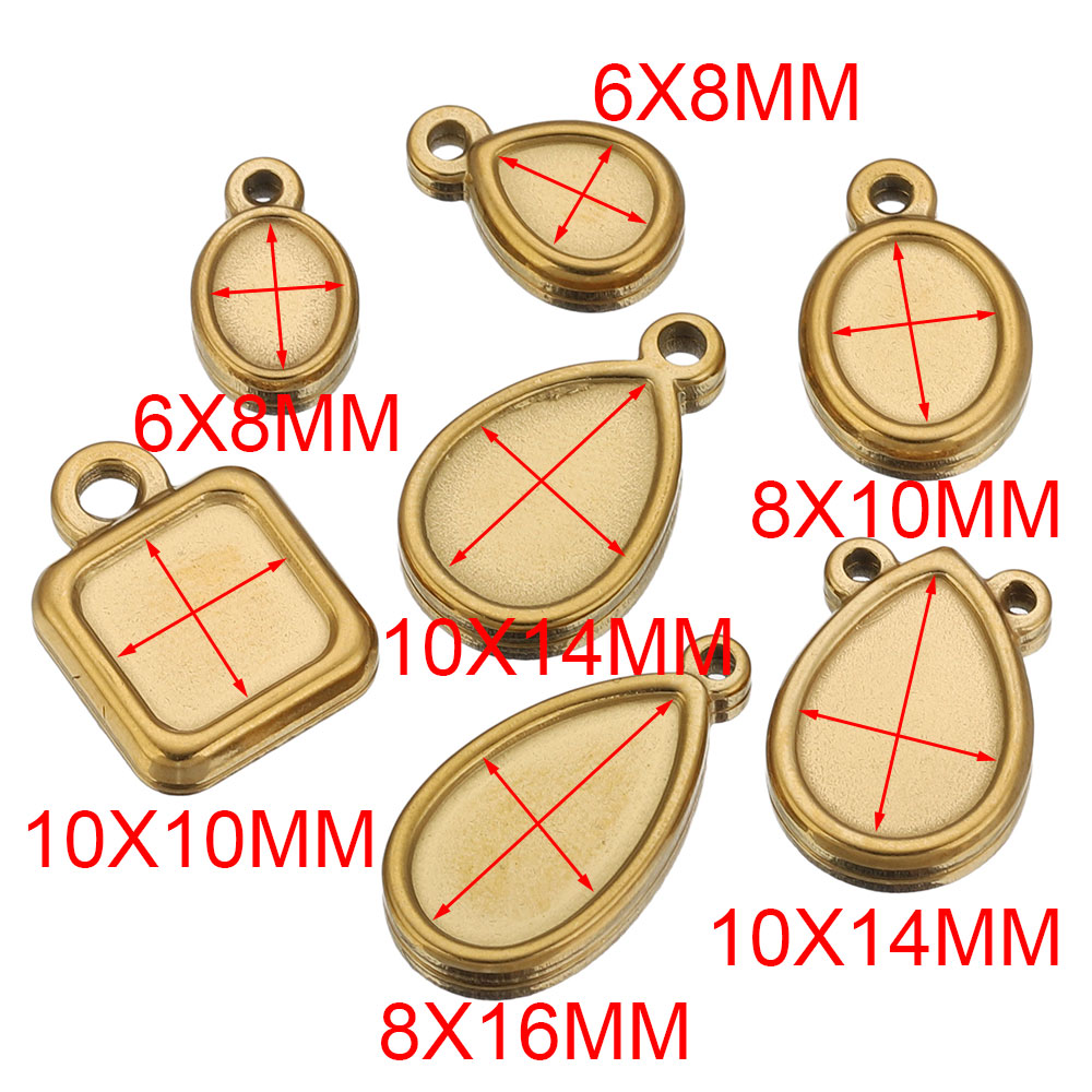 ถาดจี้สแตนเลสทรงสี่เหลี่ยม ทรง - Resin Art Handmade บทวิจารณ์และราคา