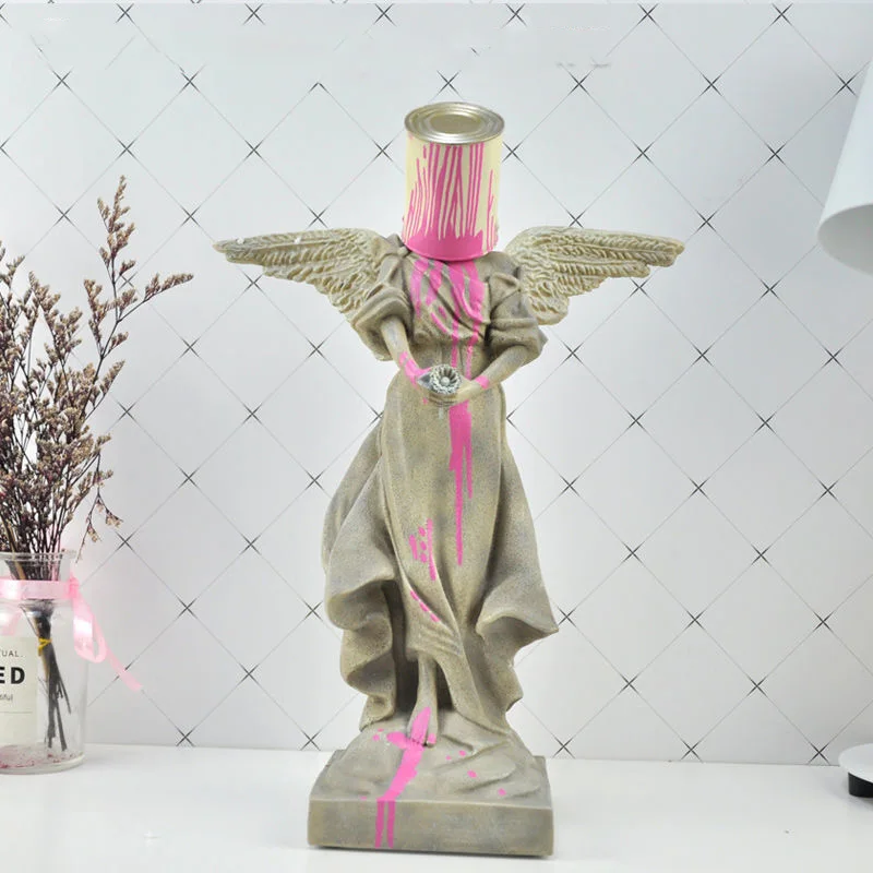 รูปปั้น Banksy สไตล์สตรีทอาร์ต - Resin Art Pouring บทวิจารณ์และราคา