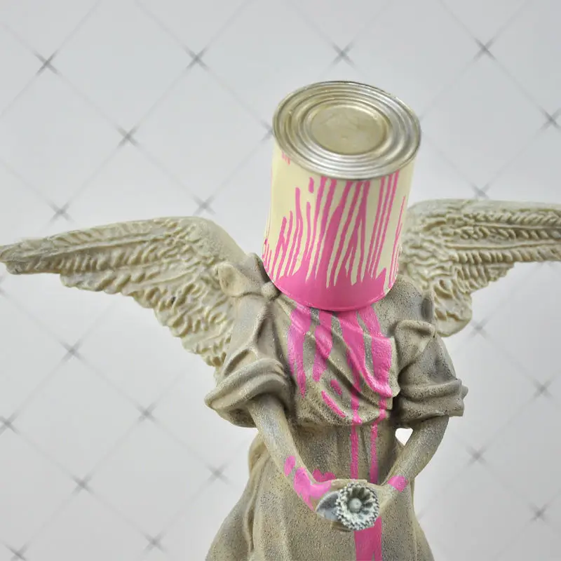 รูปปั้น Banksy สไตล์สตรีทอาร์ต - Resin Art Pouring บทวิจารณ์และราคา