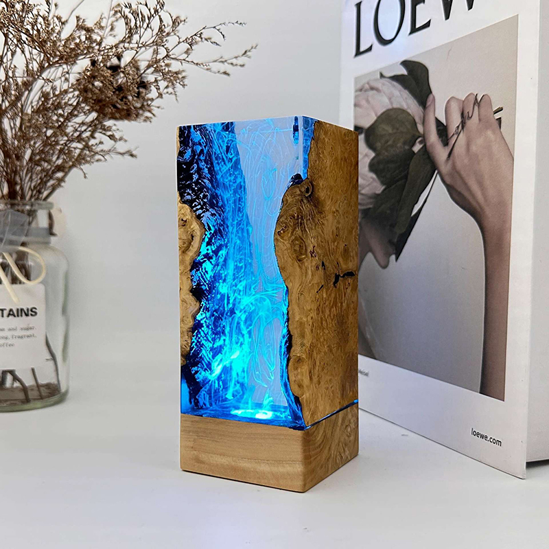 โคมไฟเรซิ่นรูปทรงสิ่งมีชีวิตใน - Resin Art Light บทวิจารณ์และราคา