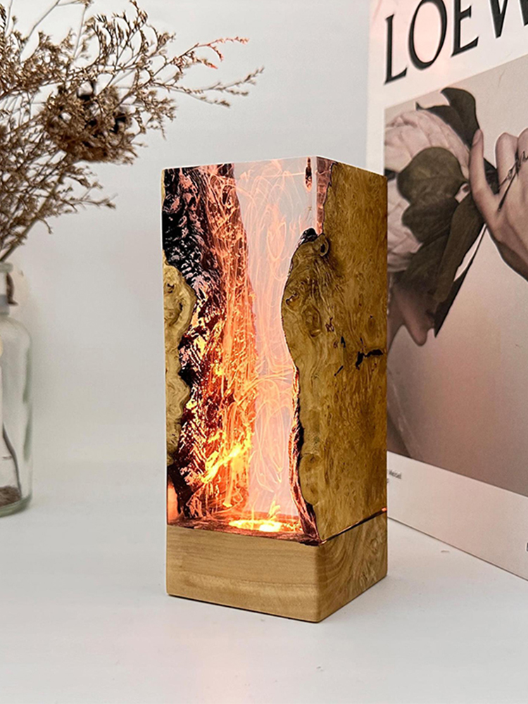 โคมไฟเรซิ่นรูปทรงสิ่งมีชีวิตใน - Resin Art Light บทวิจารณ์และราคา