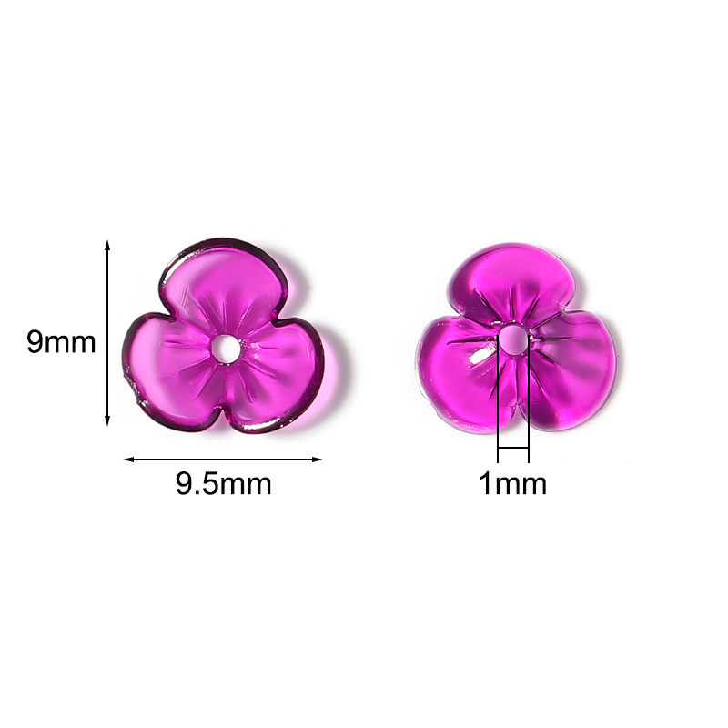 20 ชิ้น/ล็อตโปร่งใสเรซิ่นกลีบล - Resin Art Handmade บทวิจารณ์และราคา