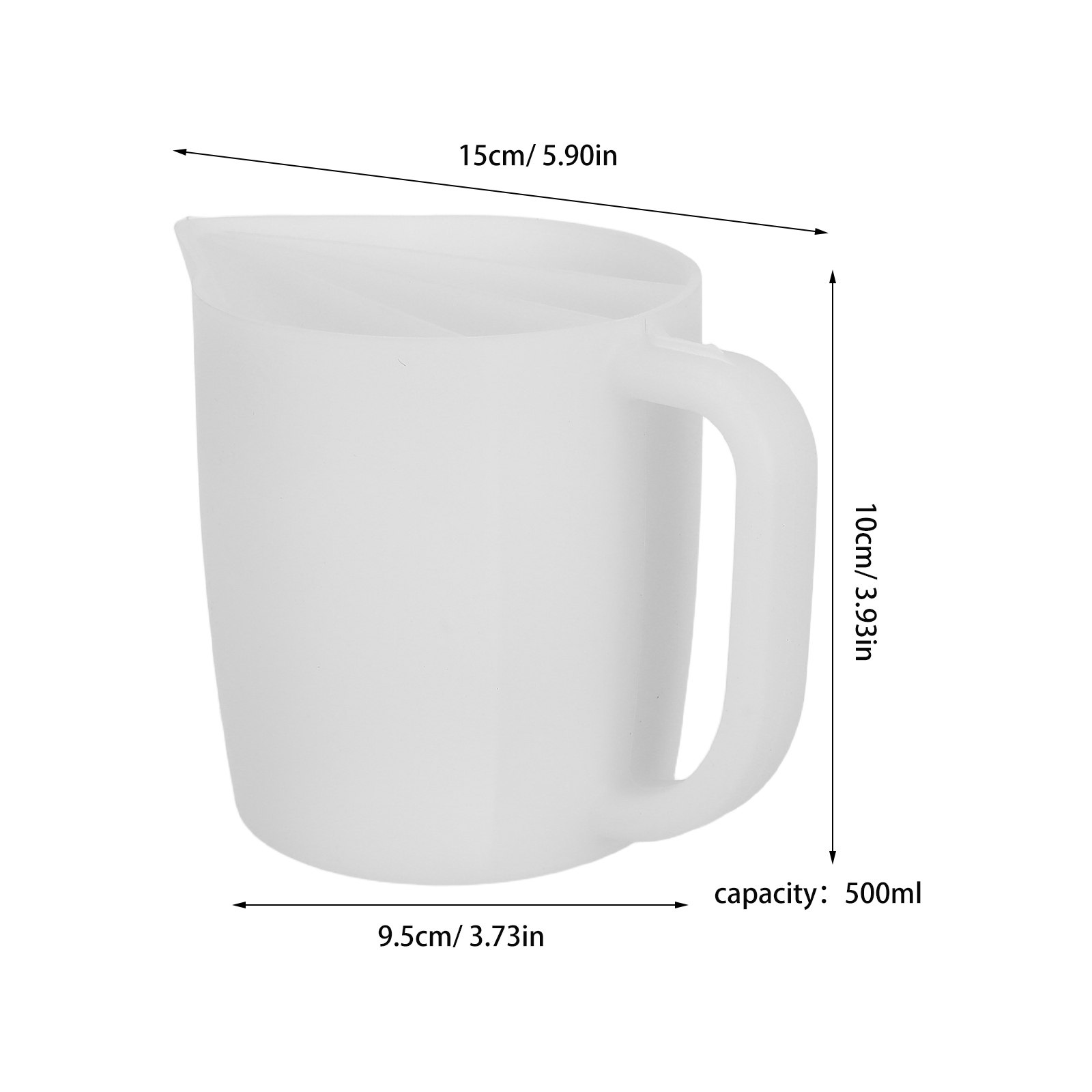 ถ้วยเทซิลิโคน 4 ส่วน พร้อมหูจั - Resin Art Pouring บทวิจารณ์และราคา