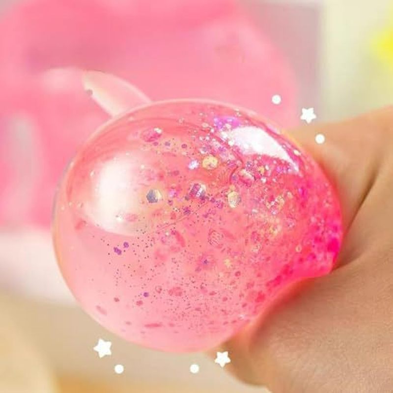 ของเล่นบีบมือรูปดัชชุนด์แวววาว - Resin Art Glitter บทวิจารณ์และราคา