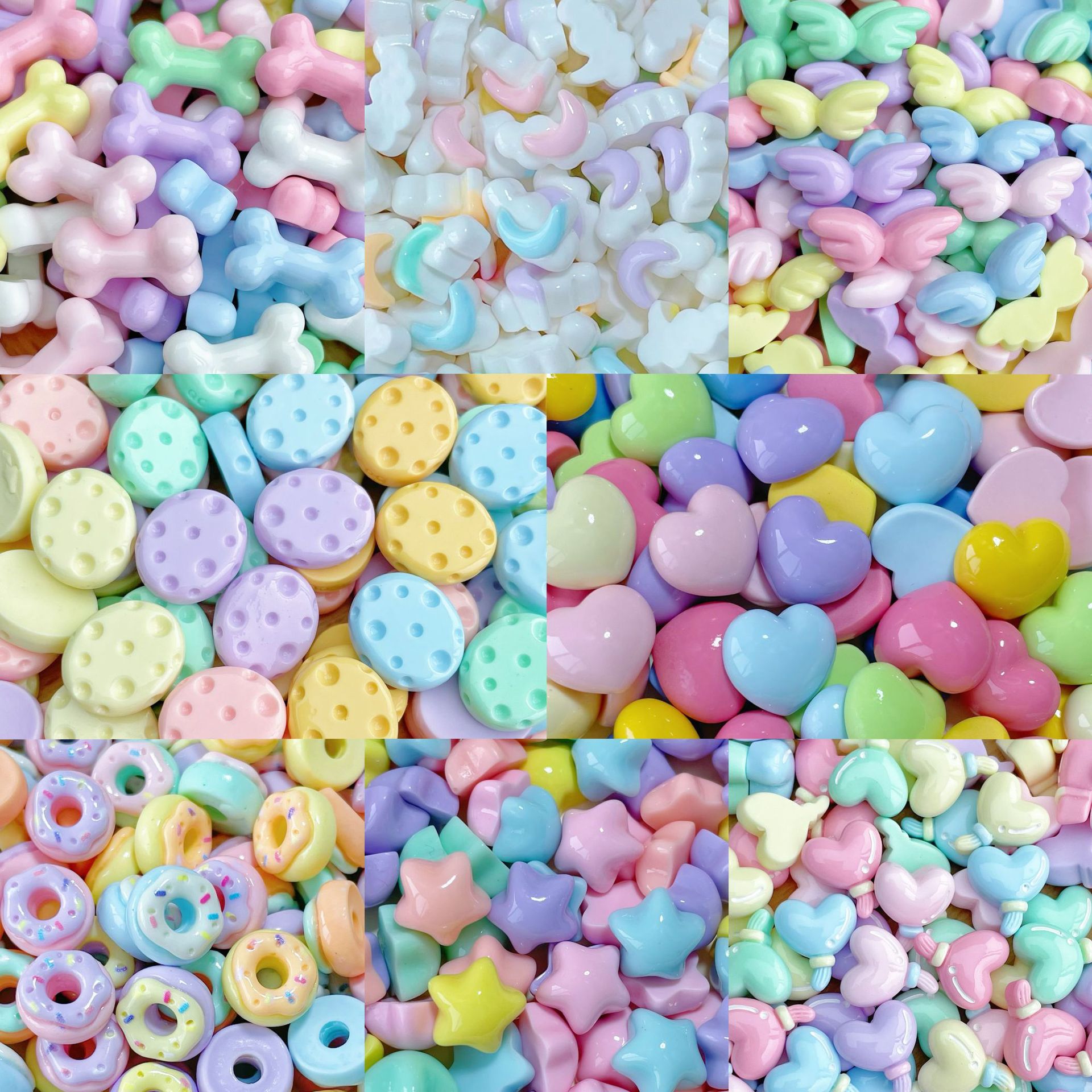 20/30/50 ชิ้น ชุดต่างๆ ของเรซิ - Resin Art Earrings Material บทวิจารณ์และราคา