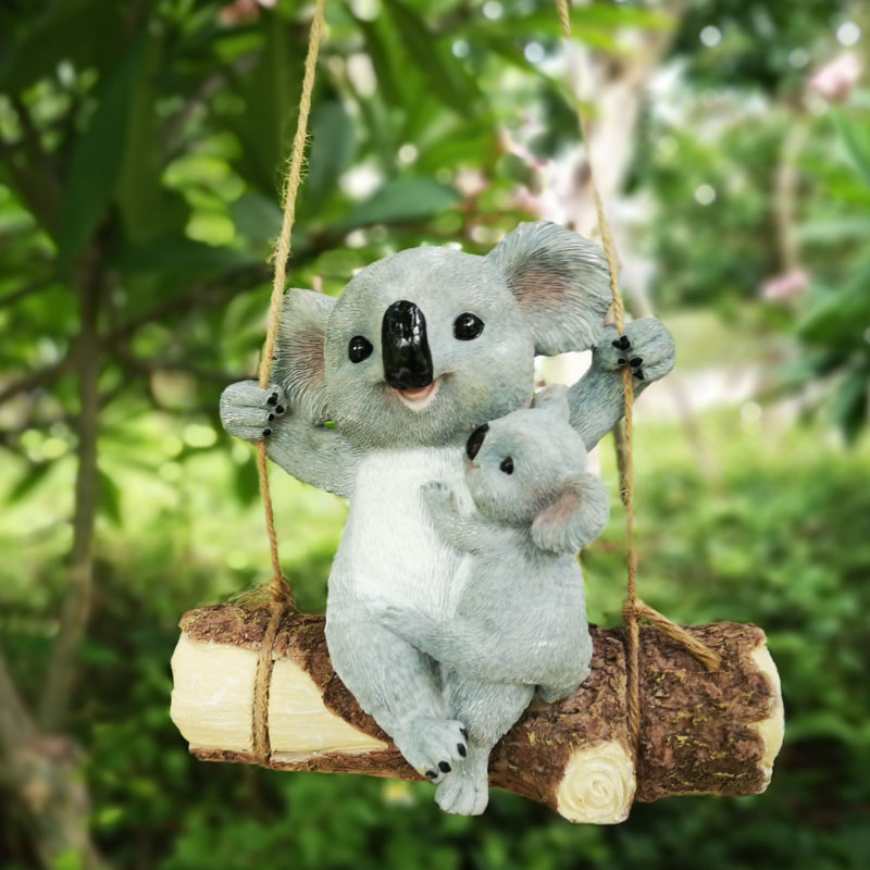 ของตกแต่งเรซิ่นรูปแม่ลูกกระรอก - Resin Art Tree บทวิจารณ์และราคา