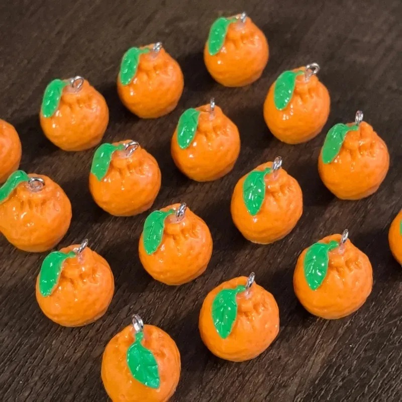 ชาร์มเรซิ่นรูปส้มแมนดาริน 3 มิ - Resin Art Handmade บทวิจารณ์และราคา