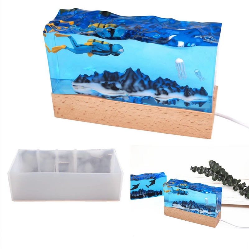 แม่พิมพ์ซิลิโคนสำหรับงานเรซิ่น - Resin Art Light บทวิจารณ์และราคา