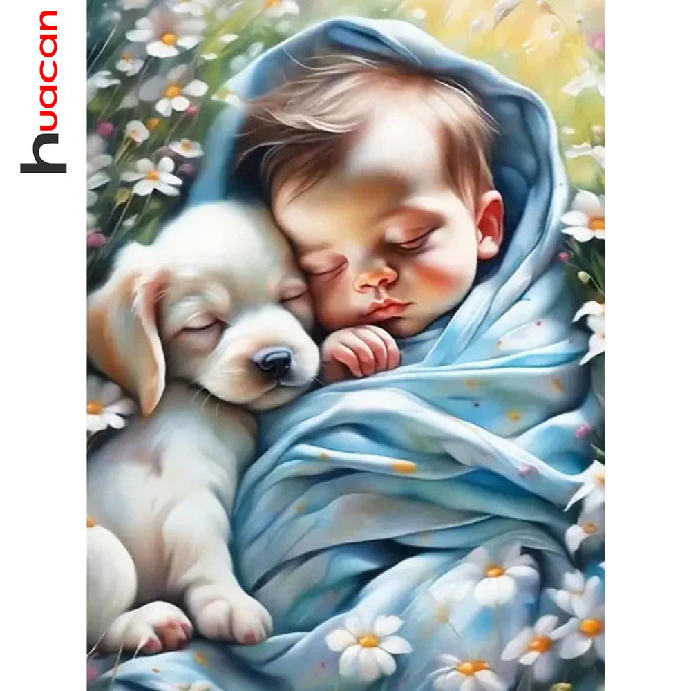 Huacan 5D ภาพวาดติดเพชรแบบทำมื - Resin Art Wallpaper บทวิจารณ์และราคา