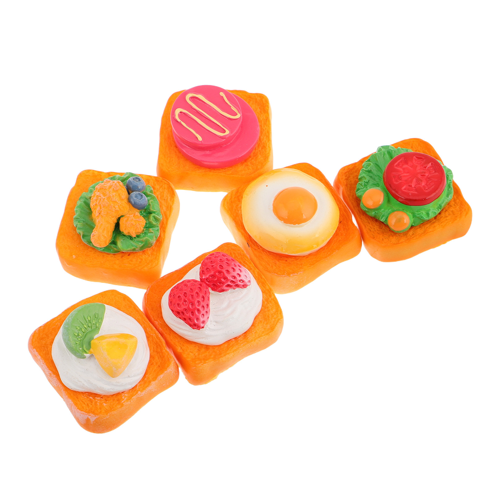 6 ชิ้น แซนด์วิชจิ๋วสำหรับอาหาร - Resin Art Class บทวิจารณ์และราคา