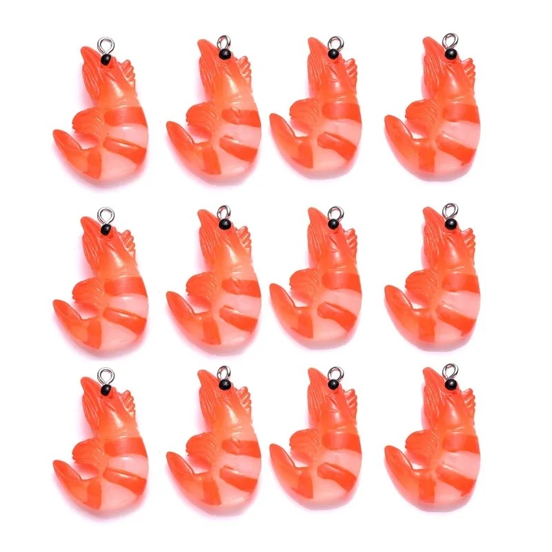 จี้รูปกุ้งก้ามกรามและกุ้งจำลอง - Resin Art Handmade บทวิจารณ์และราคา