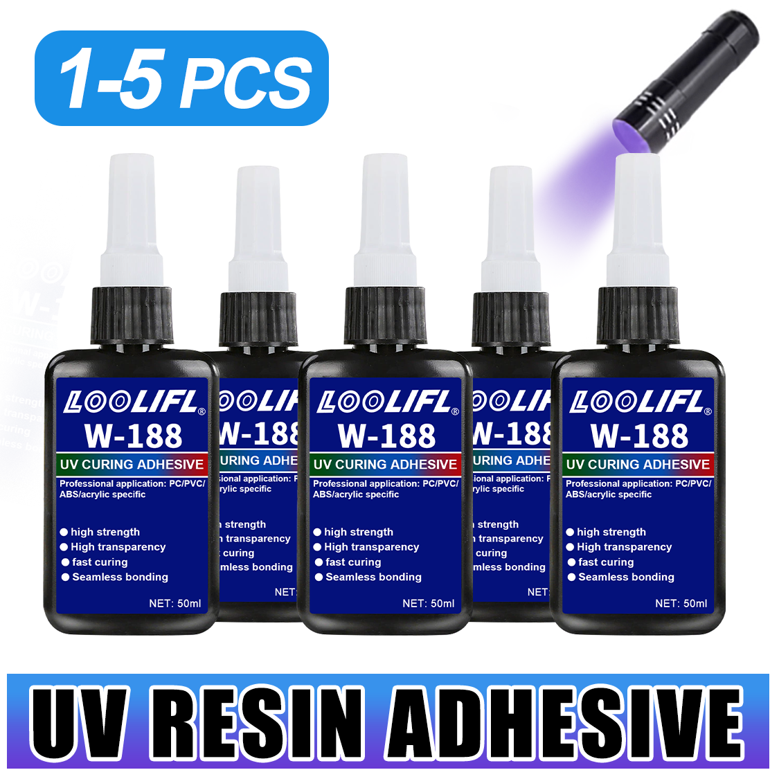 LOOLIFL 188 กาวเรซิ่น UV แข็งแ - Resin Art Light บทวิจารณ์และราคา