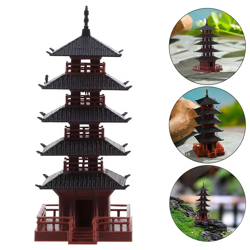 รูปปั้นเจดีย์ขนาดเล็ก โมเดลอาค - Resin Art Tree บทวิจารณ์และราคา