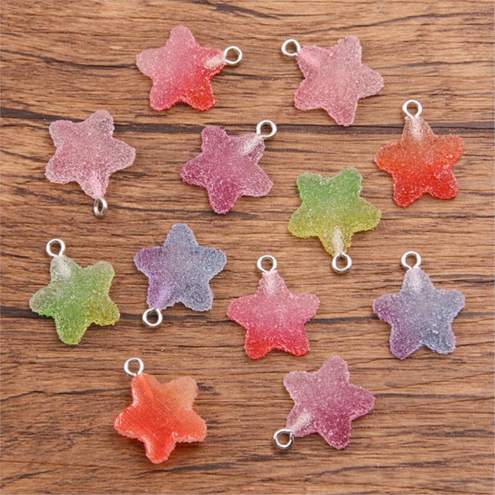 20 ชิ้นGradientสีCandyเรซิ่นหม - Resin Art Handmade บทวิจารณ์และราคา