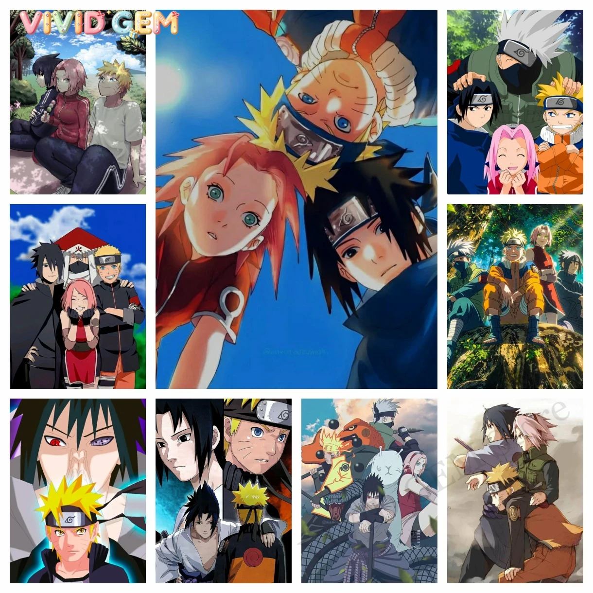 VIVID GEM Naruto Shippuden ภาพ - Resin Art Class บทวิจารณ์และราคา