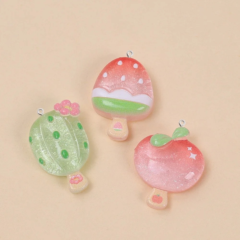 จี้เรซิ่นรูปไอศกรีมฤดูร้อนน่าร - Resin Art Glitter บทวิจารณ์และราคา