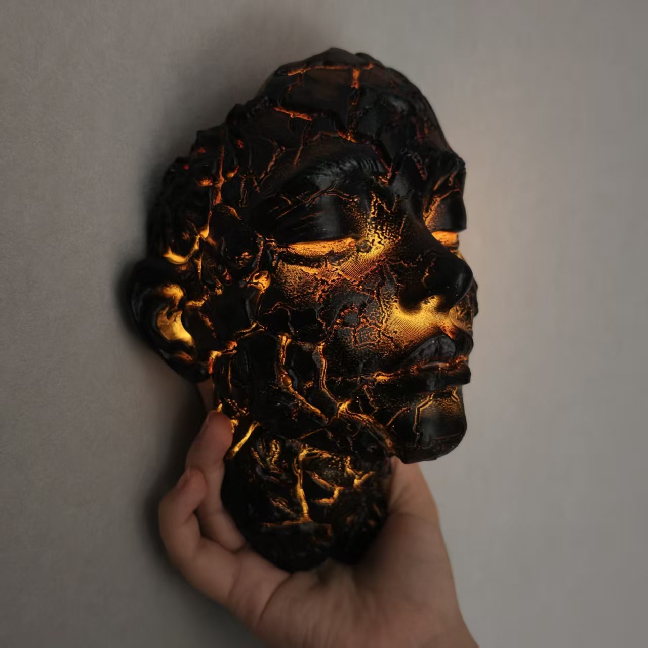 โคมไฟติดผนังเรซิ่นลายแตก รุ่นใ - Resin Art Light บทวิจารณ์และราคา