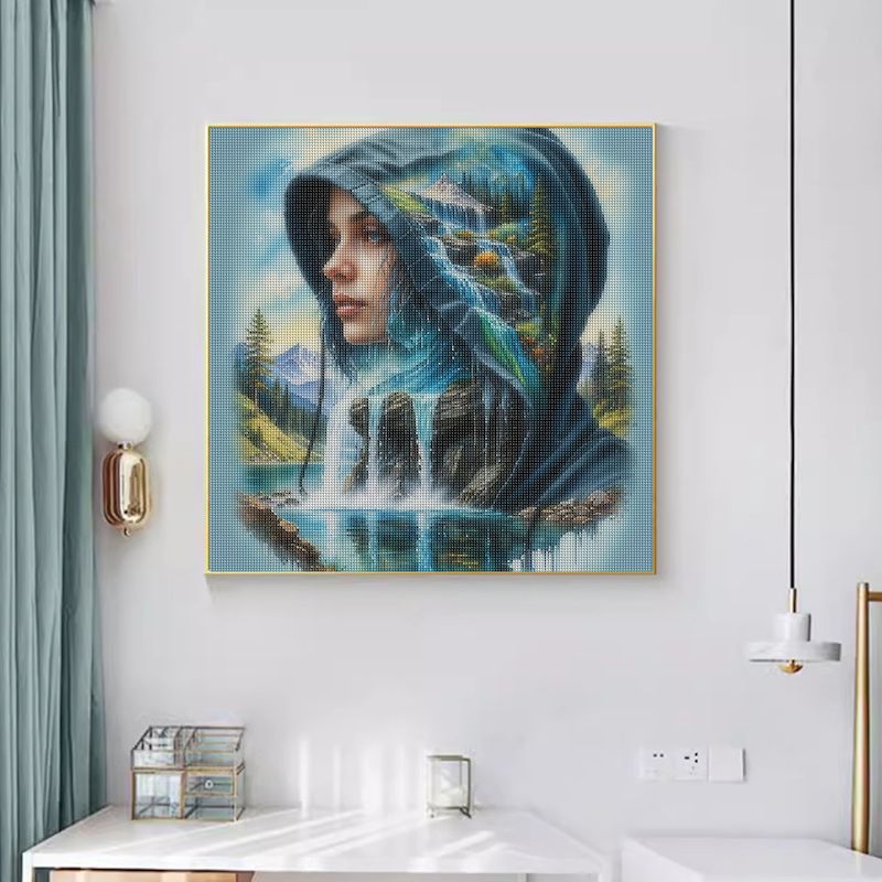 SDOYUNO Diy 5d แฟนตาซีผู้หญิงเ - Resin Art Wallpaper บทวิจารณ์และราคา