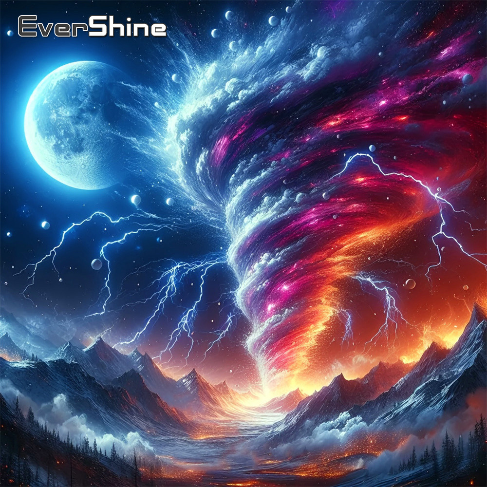 ภาพวาดเพชรเต็มรูปแบบ Evershine - Resin Art Wallpaper บทวิจารณ์และราคา